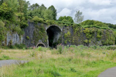 
Cyfarthfa Ironworks blast furnaces, September 2013